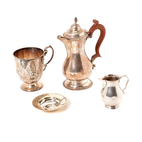 Four English Sterling Silver Teawares (1 of 10)