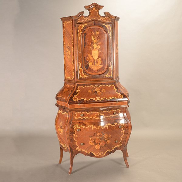 Italian Marquetry Secretary (1 of 7)