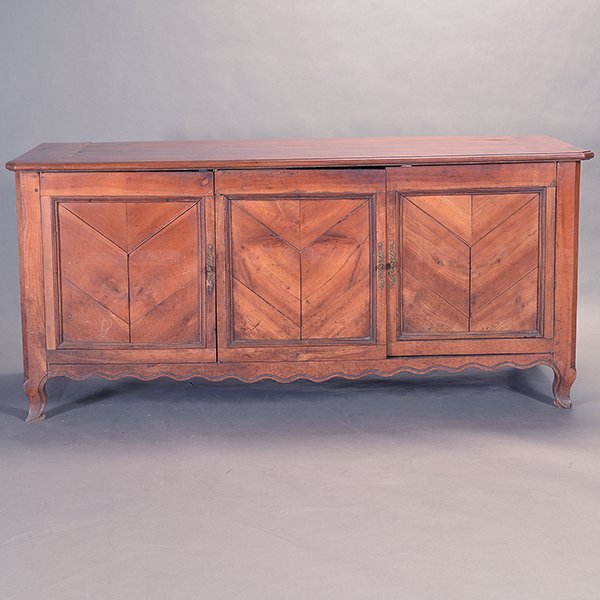 French Provincial Three Door Cabinet (1 of 7)