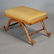 Pair Regency Style Striped Upholstered Curule Benches - 2