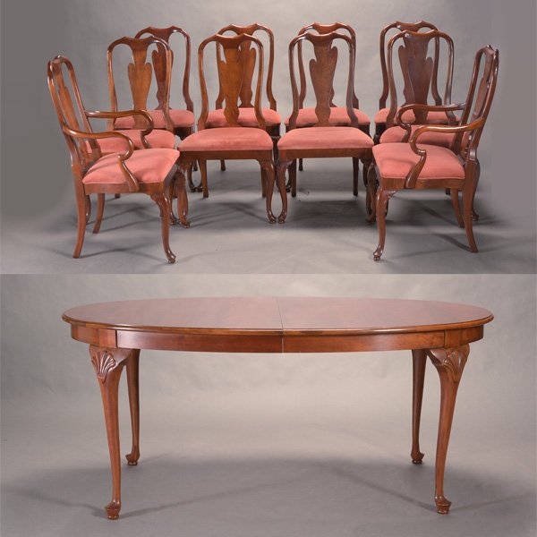 Dining Table with Ten Chairs (1 of 9)