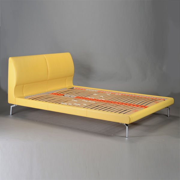 Italian Poltrona Frau Leather Upholstered Bed (1 of 4)