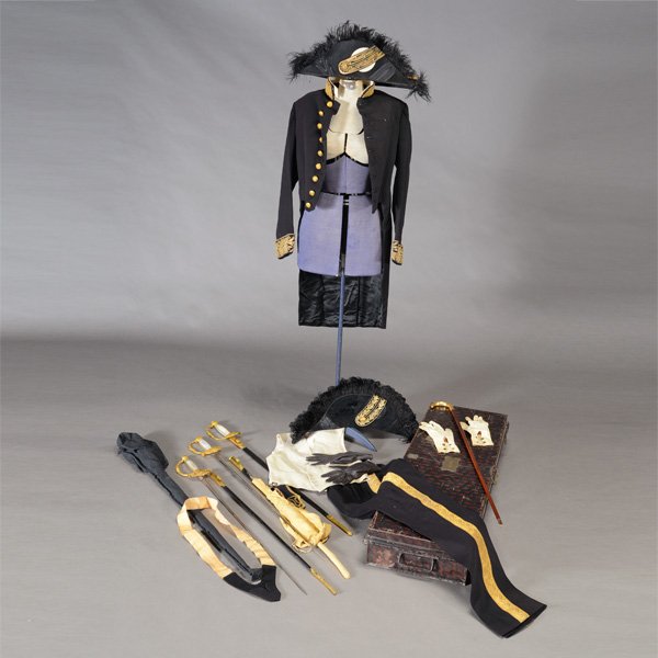 English H.Poole and Co. Ceremonial Navy Uniform (1 of 7)