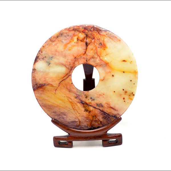 Large Chinese Hardstone 'Bi' Disk (1 of 5)