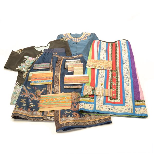 Group of Chinese Silk Garments (1 of 10)