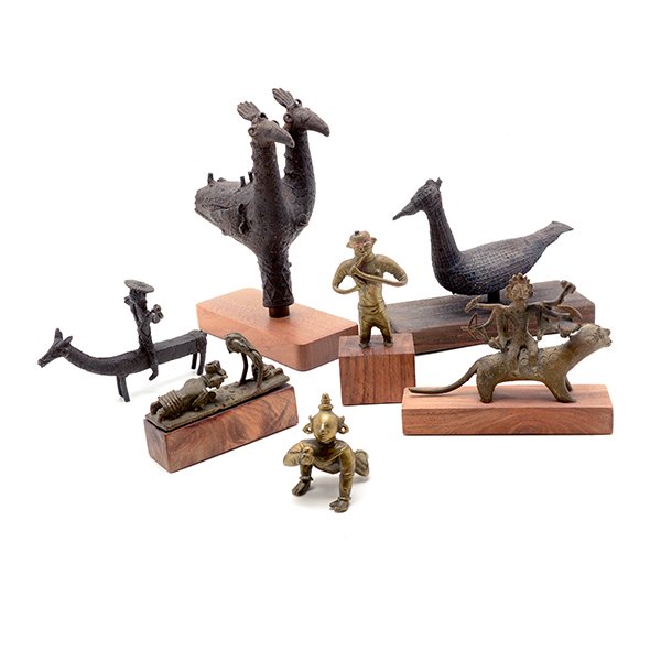Seven Indian Bronze and Metal Figures (1 of 10)