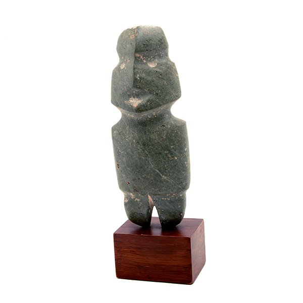 Pre-Columbian Green Stone Axe God (1 of 6)