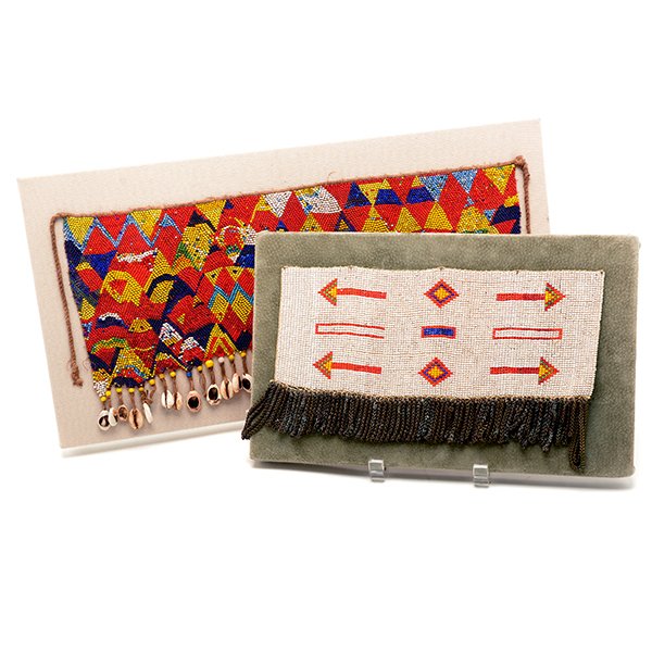 Two Kirdi Woman's Beaded Aprons (1 of 10)