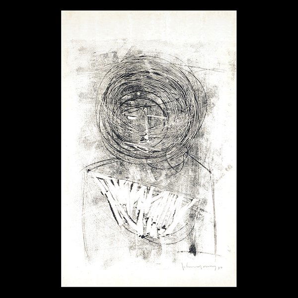 JOHN CHIN YOUNG 4 Works: Monotype, Lithograph, Etching. (1 of 4)
