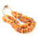 West African Amber Bead Necklace.