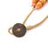 West African Amber Bead Necklace. - 4