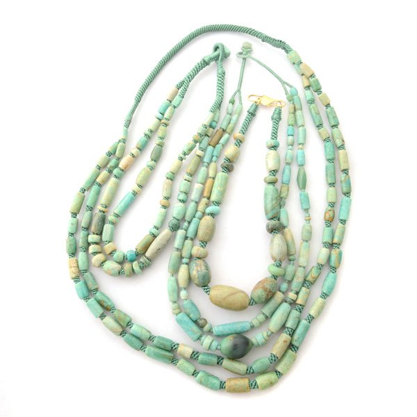 Collection of Four Mauritanian Amazonite Bead (1 of 5)