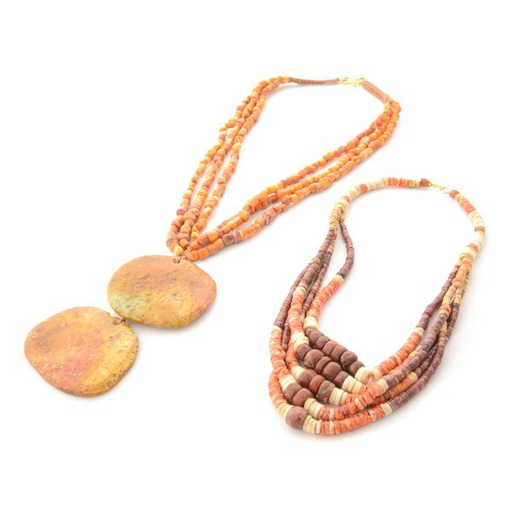 Collection of Two Pre-Colombian Peruvian Shell, Stone