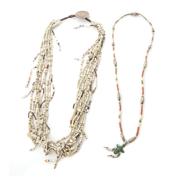 Collection of Two American Bead Necklaces. (1 of 6)