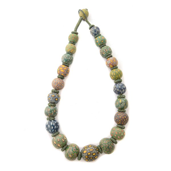 Ancient Java Glass Bead Necklace. (1 of 4)
