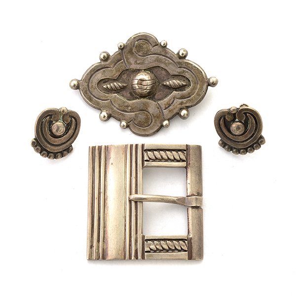 Collection of Three Spratling, Los Castillo, Silver (1 of 4)