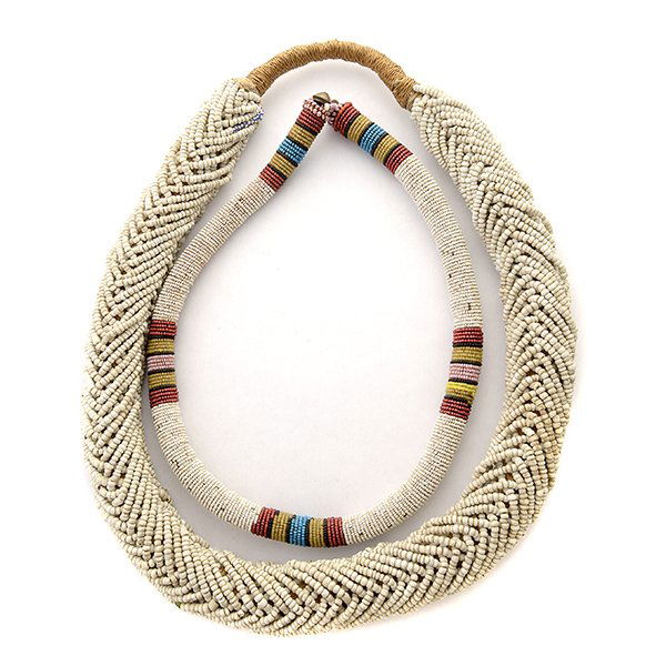 Collection of Two South African Glass Bead Necklaces. (1 of 5)