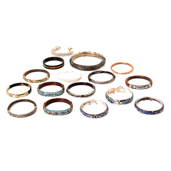 A Group of Sixteen Chinese Bangles* (1 of 10)