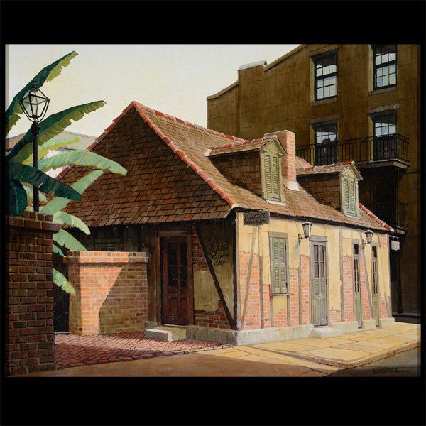 JAMES L. KENDRICK III "Lefitte's Blacksmith" Oil on (1 of 4)