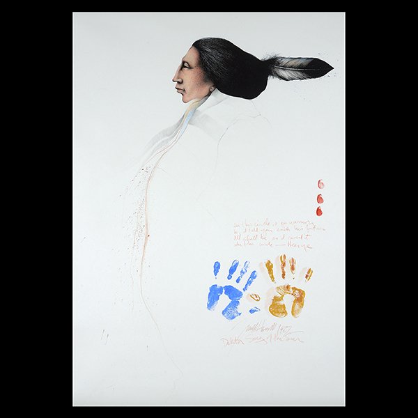 FRANK HOWELL "Dakota Song of the Seer" Lithograph with (1 of 5)