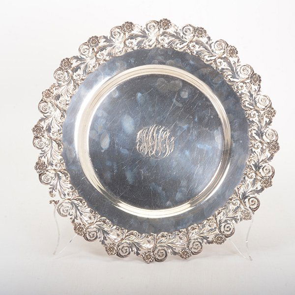 Art Nouveau Sterling Silver Tray (1 of 5)