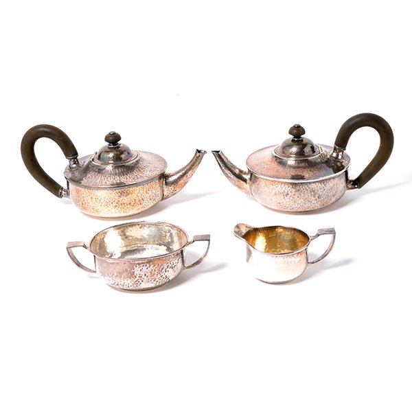 Liberty Arts & Crafts Sterling Hammered Four Piece (1 of 8)