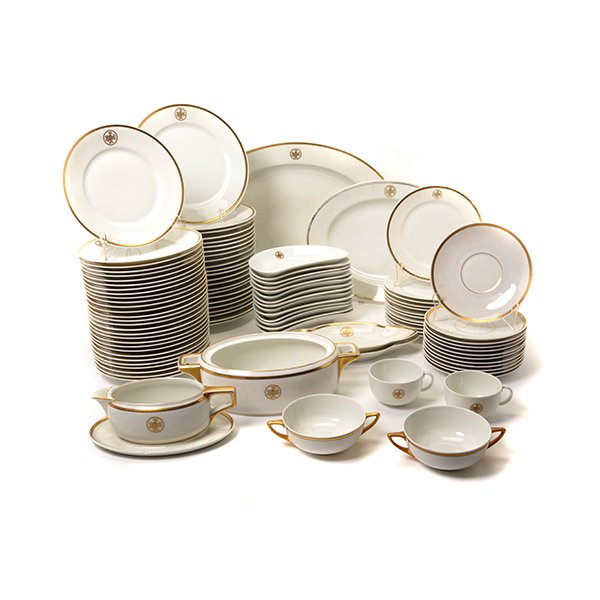 Rosenthal Gilt Rimmed China Service with Fraternal (1 of 10)