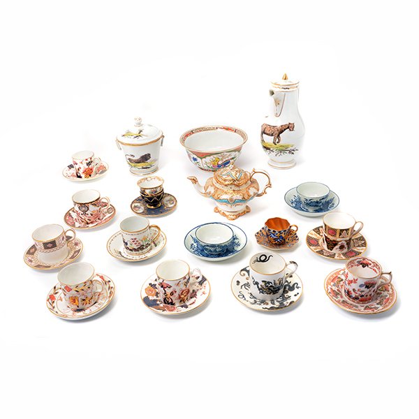 Collection of Thirteen Demitasse Cups and Saucers (1 of 10)