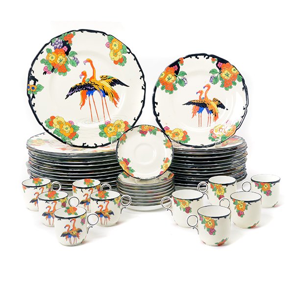 Set of Royal Doulton Flamingo China (1 of 10)