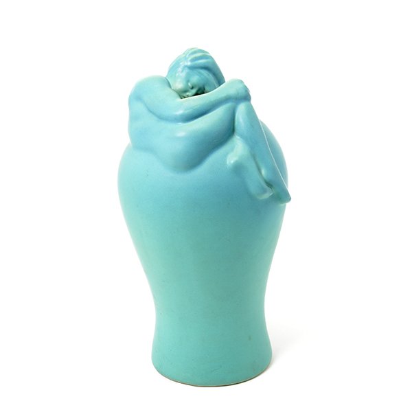 Van Briggle Pottery Figural Despondency Vase (1 of 8)