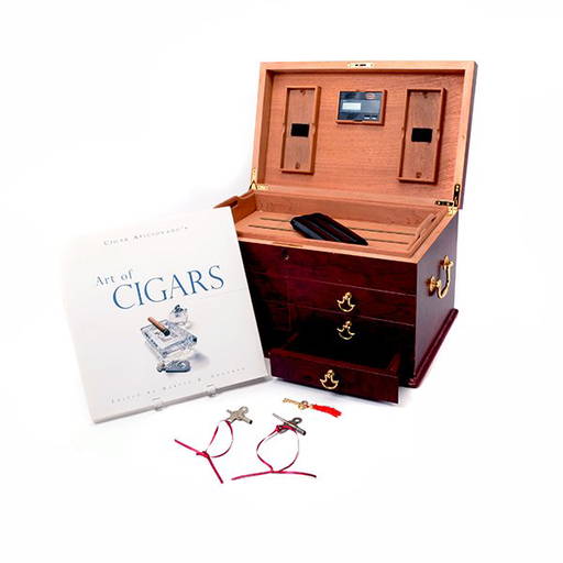 Thompson & Co. Cigar Humidor Chest And Book