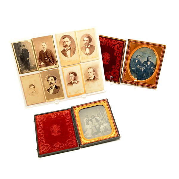 Two Cased Daguerreotypes and Eight Carte de Viste (1 of 10)