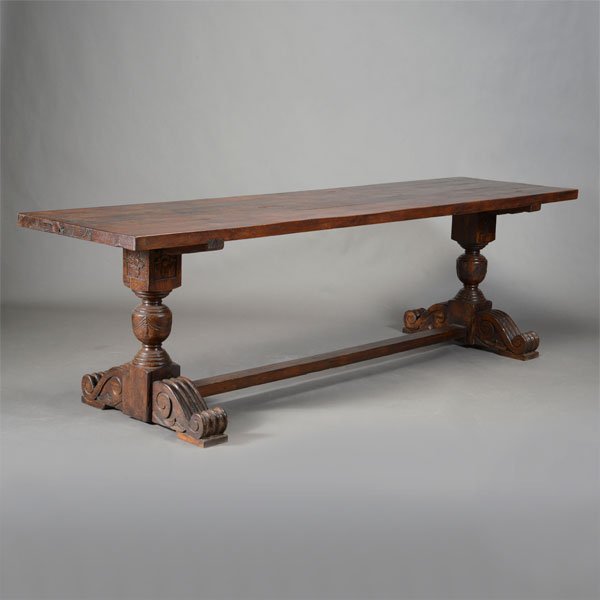 Italian Renaissance Style Walnut and Pine Refectory (1 of 1)