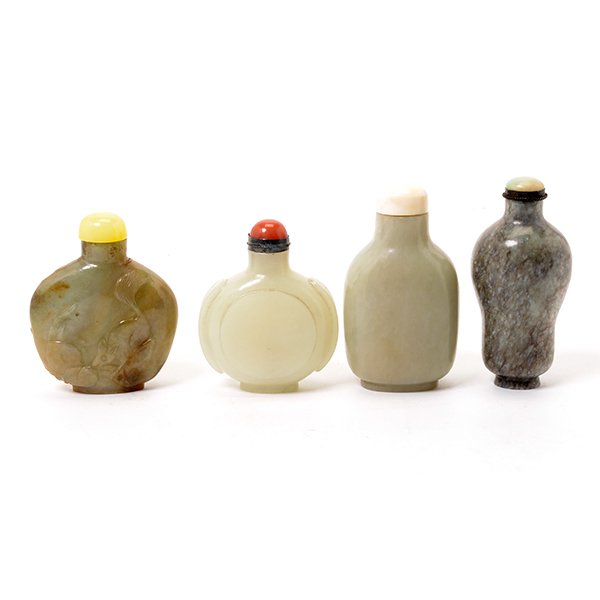 Four Jade Snuff Bottles (1 of 7)