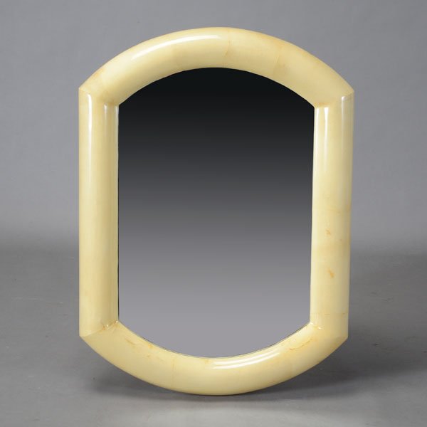 Italian Parchment Mounted Mirror (1 of 1)