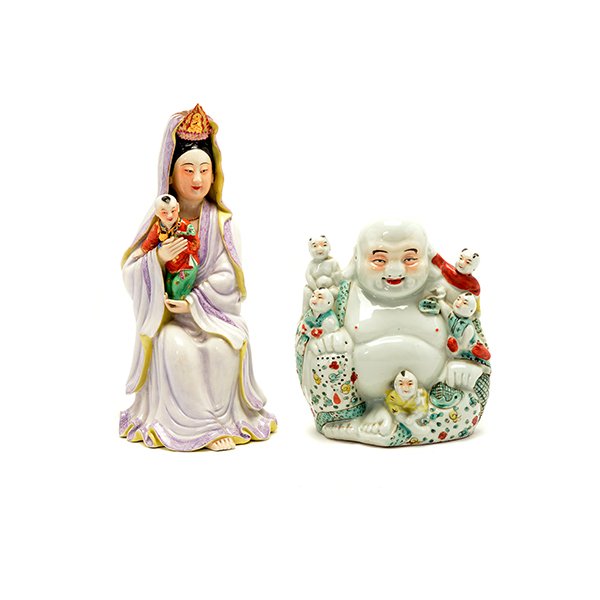 Two Famille Rose Figures (1 of 10)