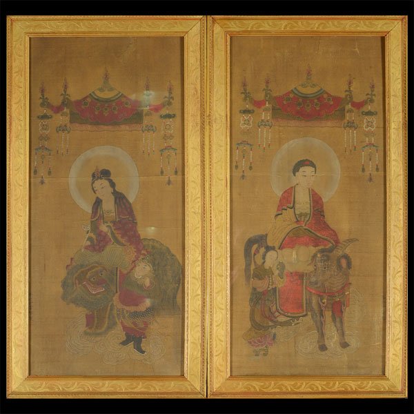 After Ding Yunpeng (1547-1628): Two Paintings of (1 of 4)