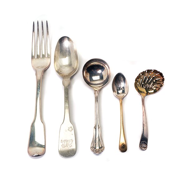 Group of Sterling and Coin Silver Flatware (1 of 9)