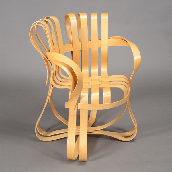 Knoll Frank Gehry Cross Check Chair: Knoll Frank Gehry Cross Check Chair {Dimensions 34 x 27 1/2 x 25 inches}