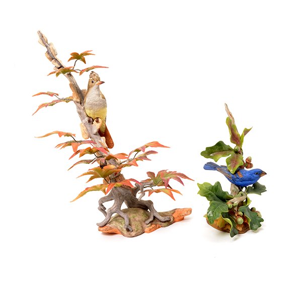 Two Boehm Bisque Figural Groups of Birds (1 of 9)