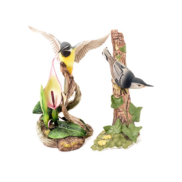 Two Boehm Bisque Figural Groups of Birds (1 of 10)