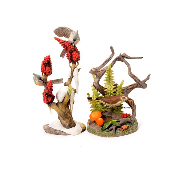 Two Boehm Bisque Figural Groups of Birds (1 of 10)