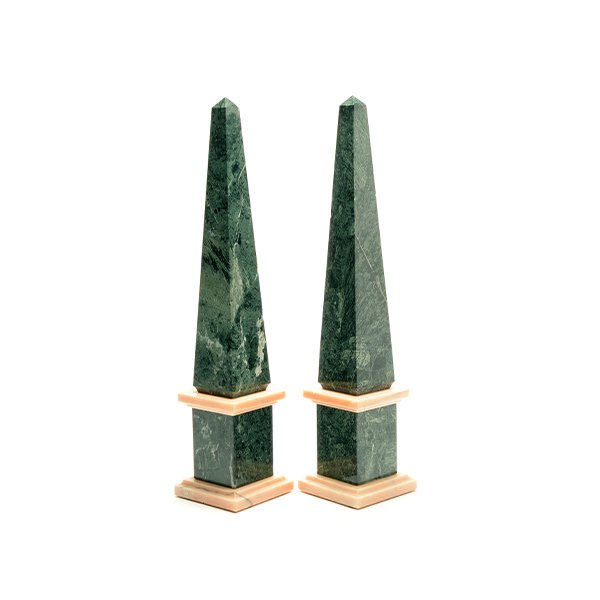Pair of Grand Tour Marble Obelisks (1 of 5)