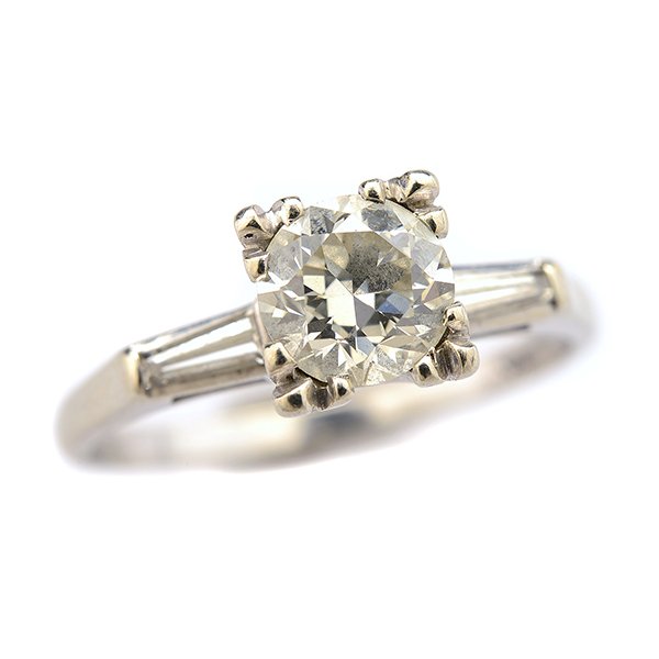 Diamond, 14k White Gold Ring. (1 of 4)