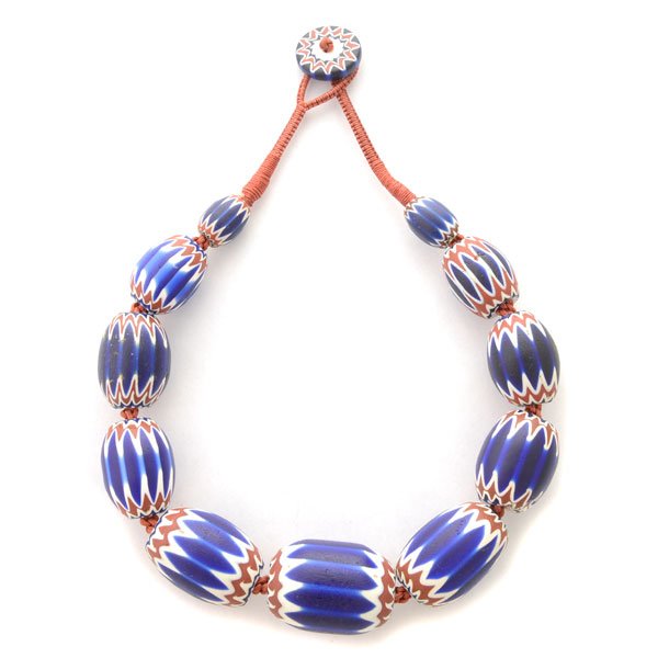 Venetian Chevron Bead Necklace. (1 of 4)