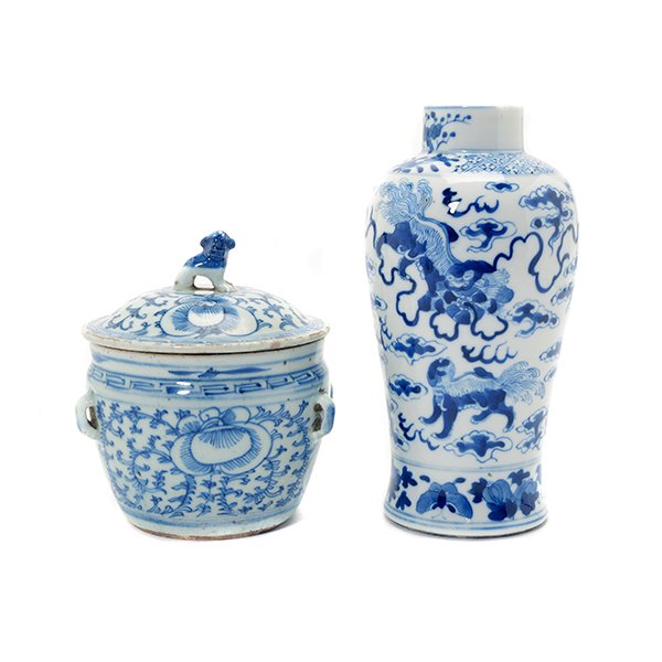 Two Underglaze Blue Porcelains, 19th Century (1 of 10)