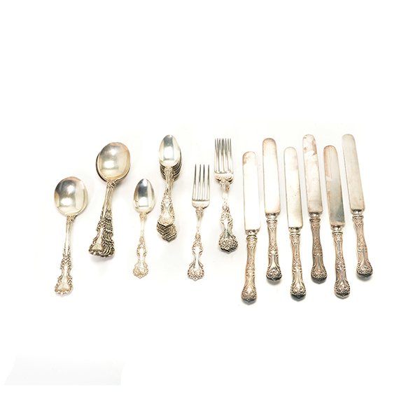 Whiting Sterling Flatware Service and Six International (1 of 6)