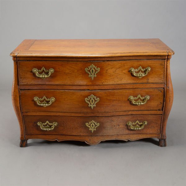 French Provincial Three Drawer Commode (1 of 4)