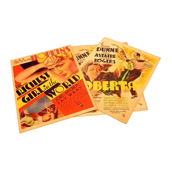 Three 1930's RKO Radio Pictures Movie Lobby Cards (1 of 4)