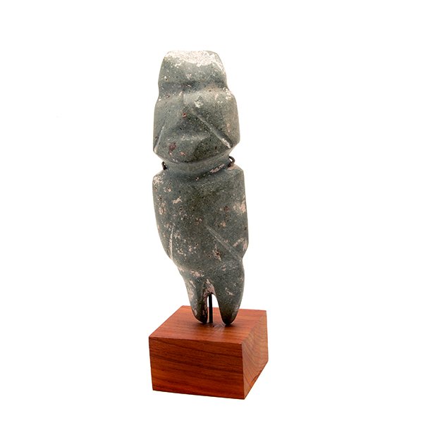 Pre-Columbian Green Stone Axe God (1 of 6)
